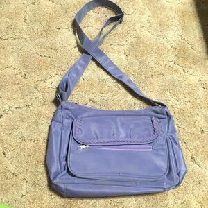Vinyl Lavender Purse NWOT
